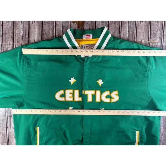 Mitchell & Ness Boston Celtics Varsity Jacket Hardwood Classics sz 60 4XL vintag - Picture 8 of 10